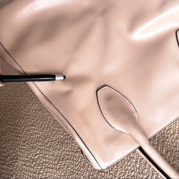 Furla handbag, cream color, 13.5”W x 8”D x 18”H (including handles) - Picture 12 of 12